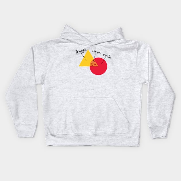 College Venn Diagram Kids Hoodie by bortwein